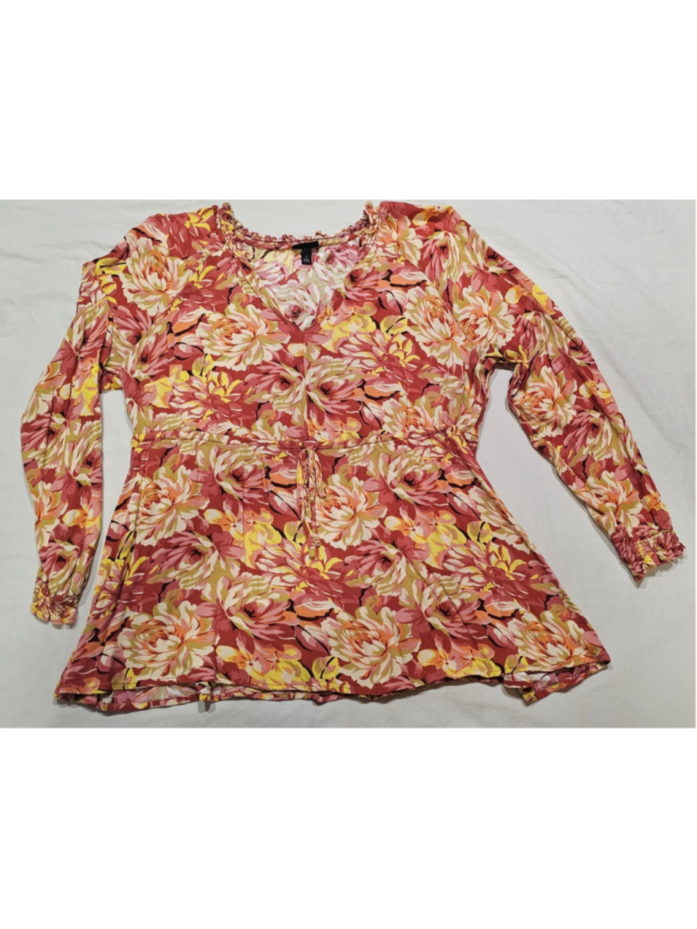 Torrid Plus size 1 Floral Long Sleeve Top